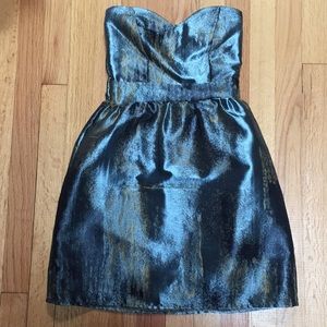Shimmery Strapless Dress